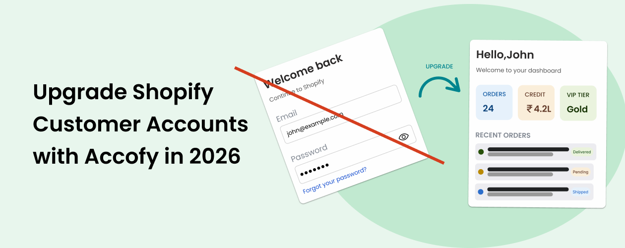 Shopify is deprecating classic customer accounts: how to upgrade with Accofy's new dashboards