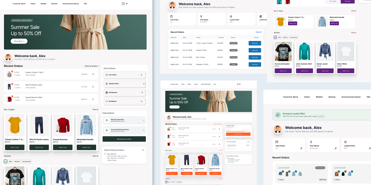 Accofy Premium dashboard layout