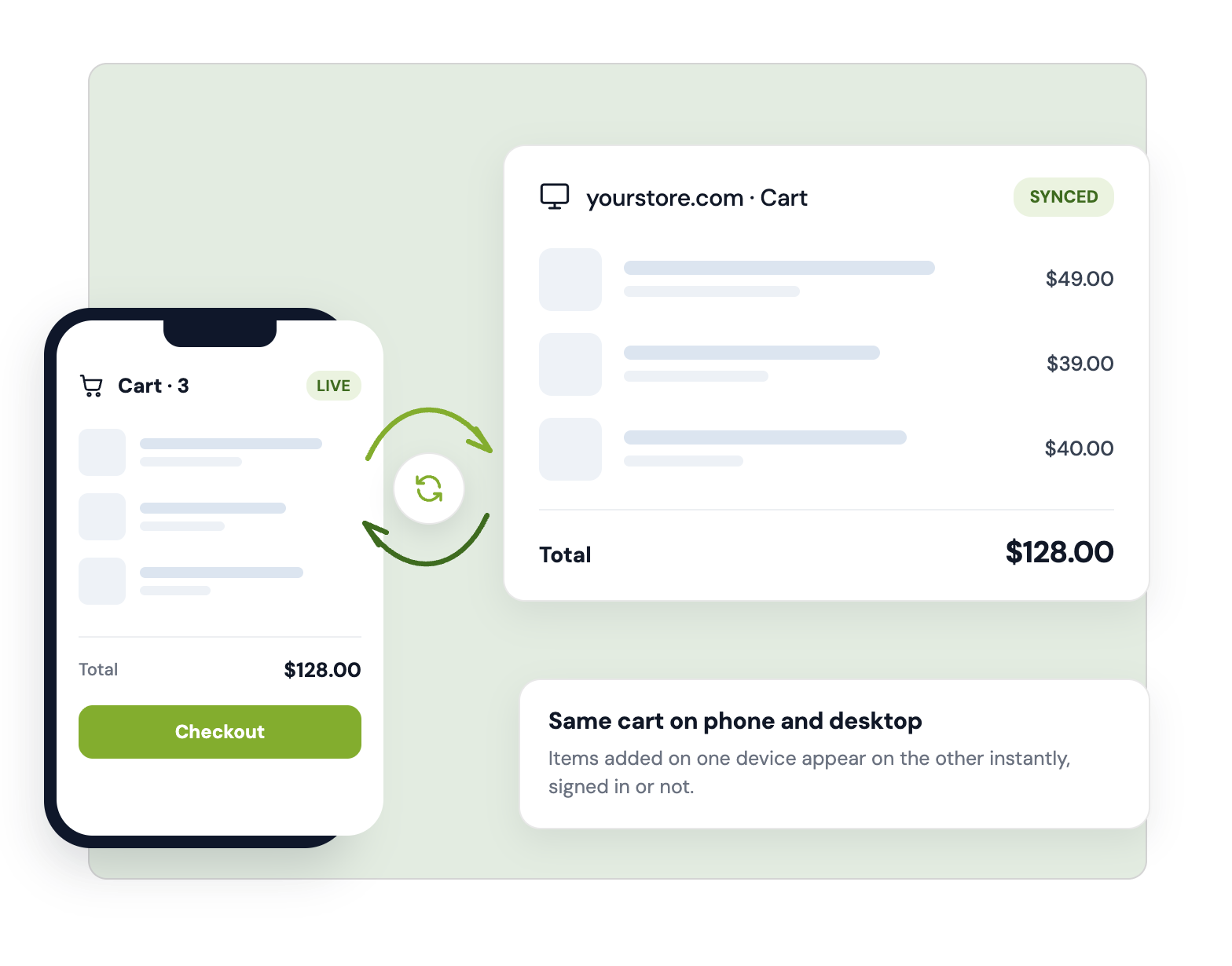 Cart Sync preview